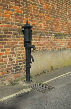 Ipswich Historic Lettering: Needham pump 1