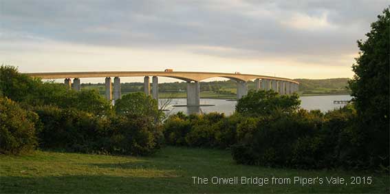 Ipswich Historic Lettering: Orwell Bridge 2015