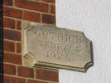 Ipswich Historic Lettering: Ostrich Terrace 1