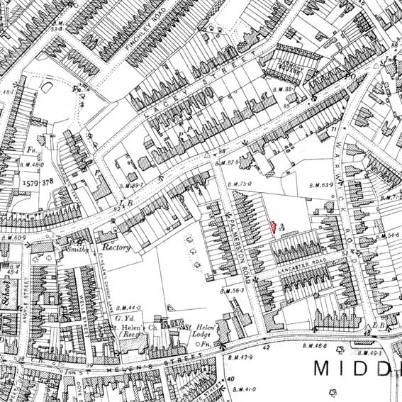 Ipswich Historic Lettering: Palmerston map