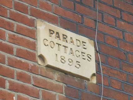 Ipswich Historic Lettering: Parade Cottages 1