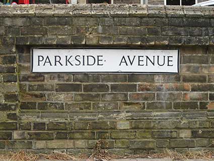 Ipswich Historic Lettering: Parkside Avenue carnser 8