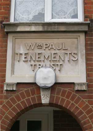 Ipswich Historic Lettering: Wm Paul Tenements Black 4