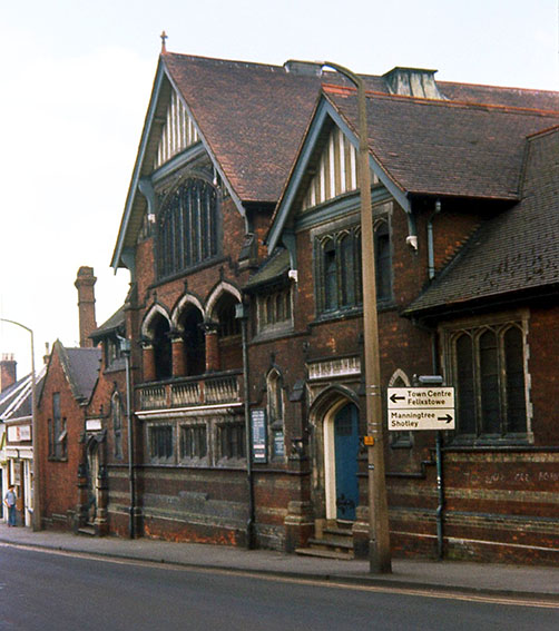 Ipswich Historic Lettering: People's Hall 1978