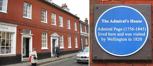 Ipswich Historic Lettering: Admiral's House plaque
