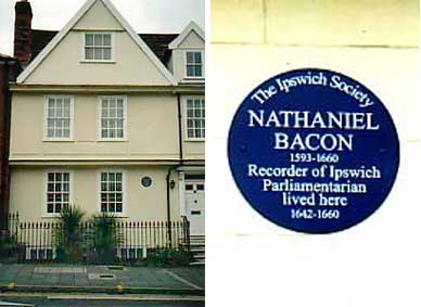 Ipswich Historic Lettering: Bacon plaque