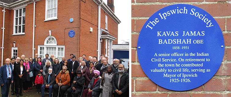 Ipswich Historic Lettering: Kavas Jamas Badshah plaque