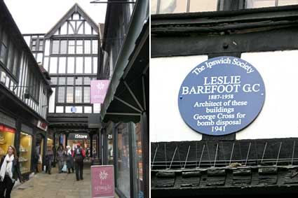 Ipswich Historic Lettering: Leslie Barefoot plaque
