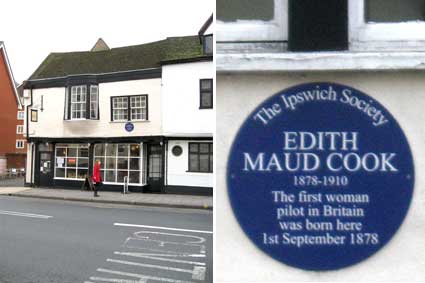 Ipswich Historic Lettering: Edith Maude Cook plaque