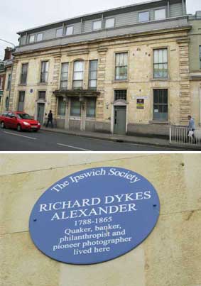 Ipswich Historic Lettering: Richard Dykes Alexander plaque