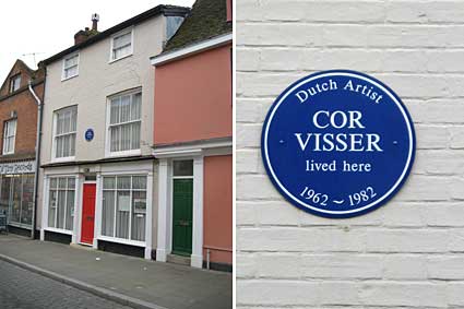 Ipswich Historic Lettering: Cor Visser plaque