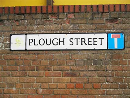 Ipswich Historic Lettering: Plough Street 2