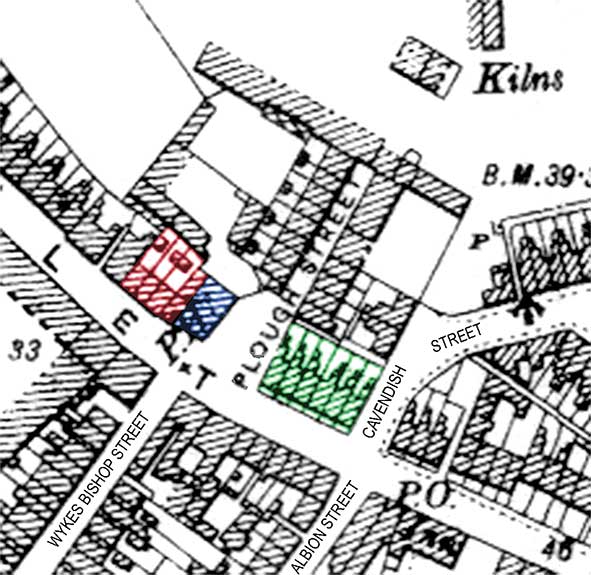 Ipswich Historic Lettering: Plough Street map 3