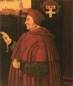 Ipswich Historic Lettering: Cardinal Wolsey portrait