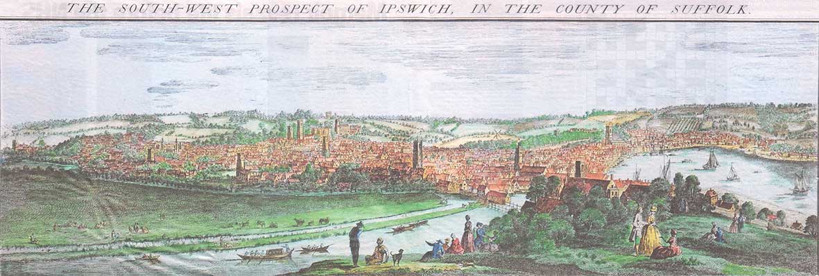 Ipswich Historic Lettering: Prospect Ipswich 1741