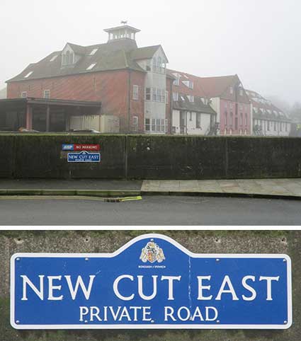 Ipswich Historic Lettering: New Cut East nameplate