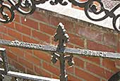 Ipswich Historic Lettering: Cocksedge garden gate thumb