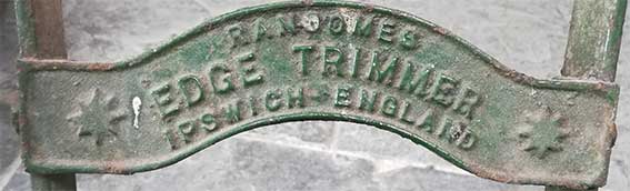 Ipswich Historic Lettering: Ransomes mowers 2