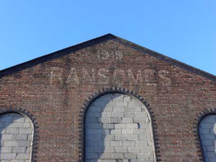 Ipswich Historic Lettering: Ransomes warehouse 1