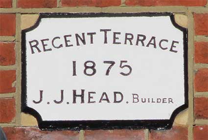 Ipswich Historic Lettering: Alan Road Regent Terrace 1