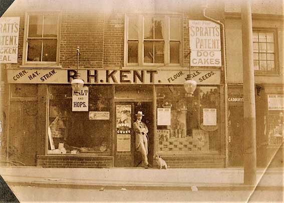 Ipswich Historic Lettering: R.H. Kent shop, St Helens Street