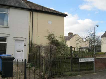 Ipswich Historic Lettering: Rosehill houses: Clement Cott 1