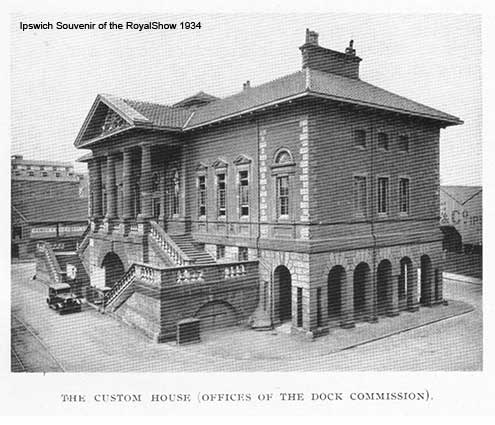 Ipswich Historic Lettering: Custom House 1934