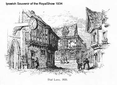 Ipswich Historic Lettering: Dial Lane 1830