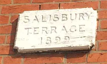 Ipswich Historic Lettering: Salisbury Terrace 3