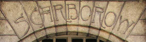Ipswich Historic Lettering: Scarborow name