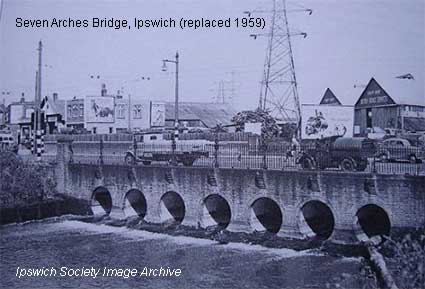Ipswich Historic Lettering: Seven Arches Bridge
