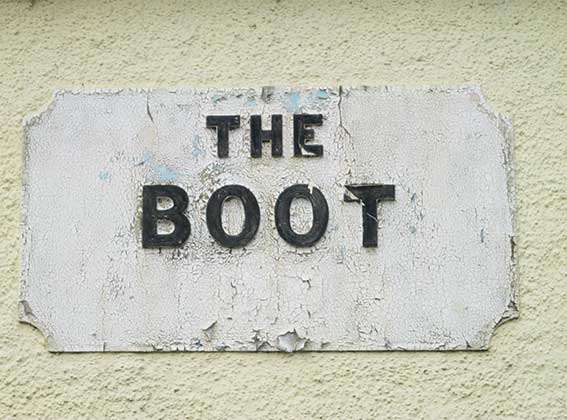 Ipswich Historic Lettering: Shotley Boot 5