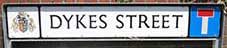 Ipswich Historic Lettering: Dykes Street small