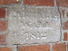Ipswich Historic Lettering: Slade Street tablet small