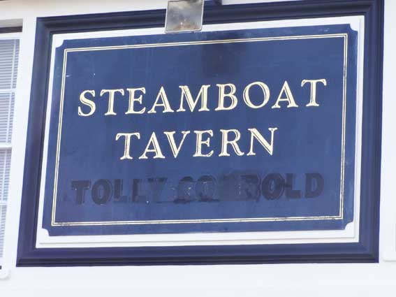 Ipswich Historic Lettering: Steamboat 2
