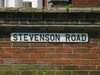 Ipswich Historic Lettering: Stevenson Rd 2