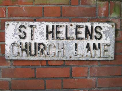 Ipswich Historic lettering: St Helens Church Lane 2
