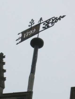 Ipswich Historic Lettering: St Lawrence weather vane