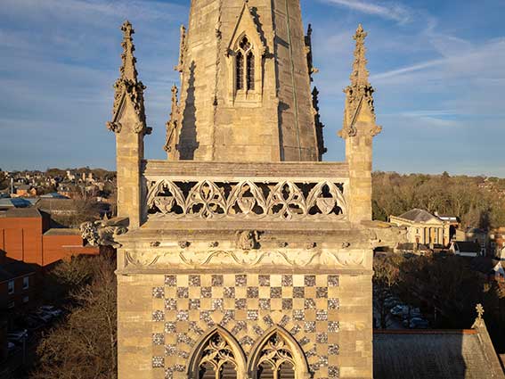 Ipswich Historic Lettering: St Mary-Le-Tower weather cock 2026