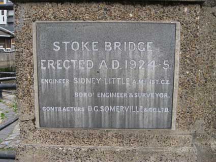 Ipswich Historic Lettering: Stoke Bridge 1