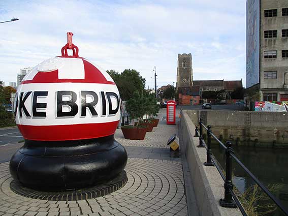 Ipswich Historic Lettering: Stoke Bridge regeneration
