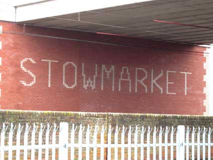 Ipswich Historic Lettering: Stowmarket bridge 2