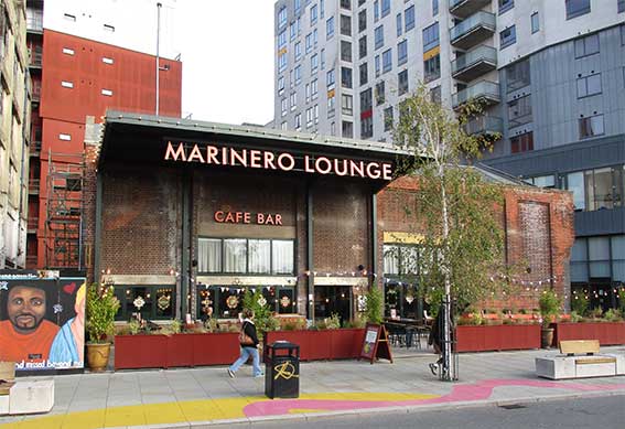Ipswich Historic Lettering: St PetersDock Marinero Lounge