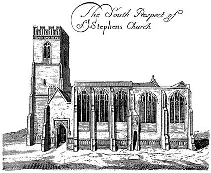 Ipswich Historic Lettering: St Stephen Church 1674