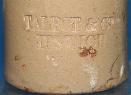 Ipswich Historic Lettering: Talbot bottles 4