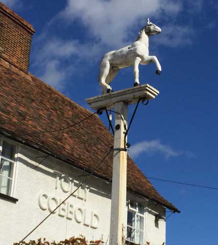 Ipswich Historic Lettering: Tattingstone White Horse 3