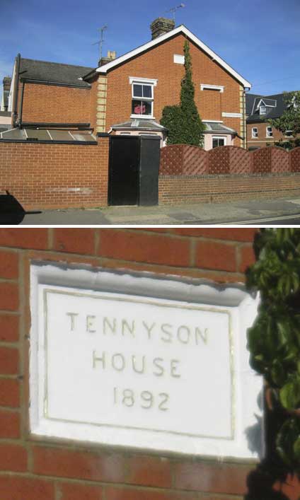 Ipswich Historic Lettering: Tennyson House