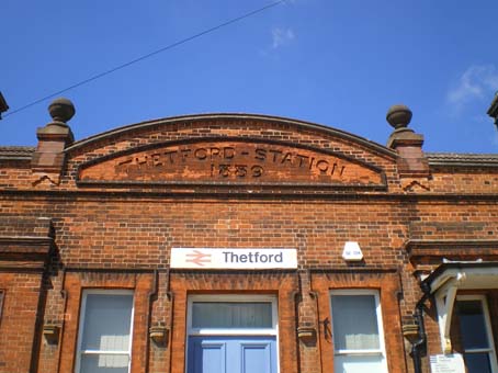 Ipswich Historic Lettering: Thetford Station