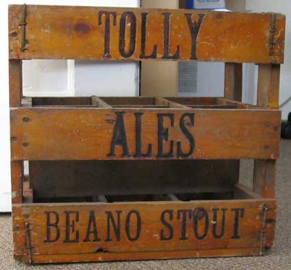 Ipswich Historic Lettering: Tolly Beano crate