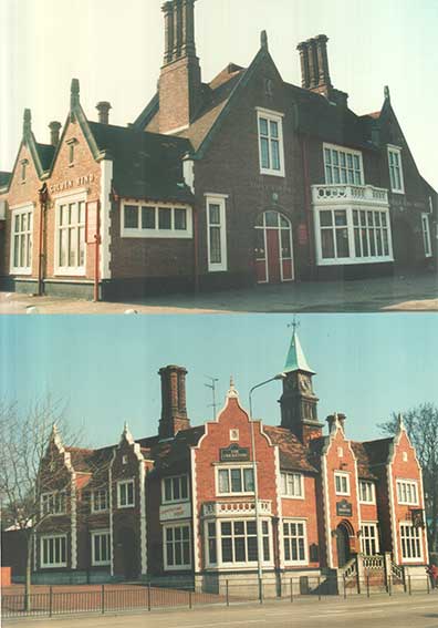 Ipswich Historic Lettering: Tolly Follies Golden Hind Cricketers